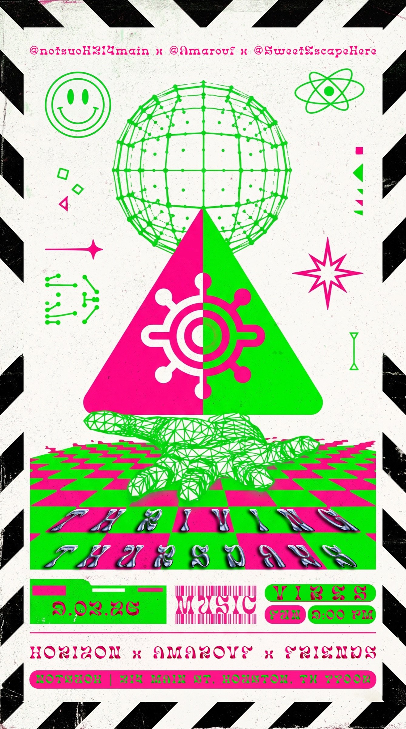 After Dark DJ and nightclub flyer artwork
